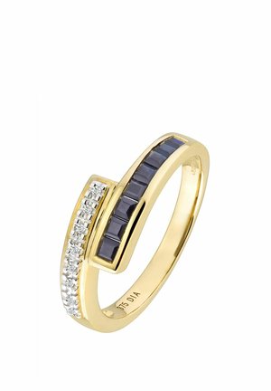 DIAMOND SAPPHIRE CROSSOVER - Prsteň - yellow/gold-coloured
