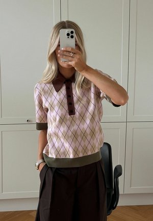 Noella, N-MAKAYLA - Polo majica - diya pink check