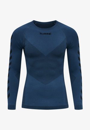 FIRST SEAMLESS - Long sleeved top - dark denim