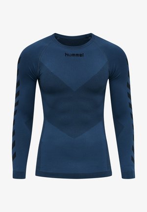 FIRST SEAMLESS - Langærmet T-shirt - dark denim