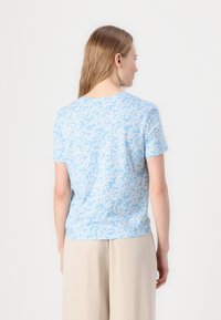 TOM TAILOR Denim Maglietta Donna Con Stampa - Slim Fit In Cotone Sostenibile - Casual