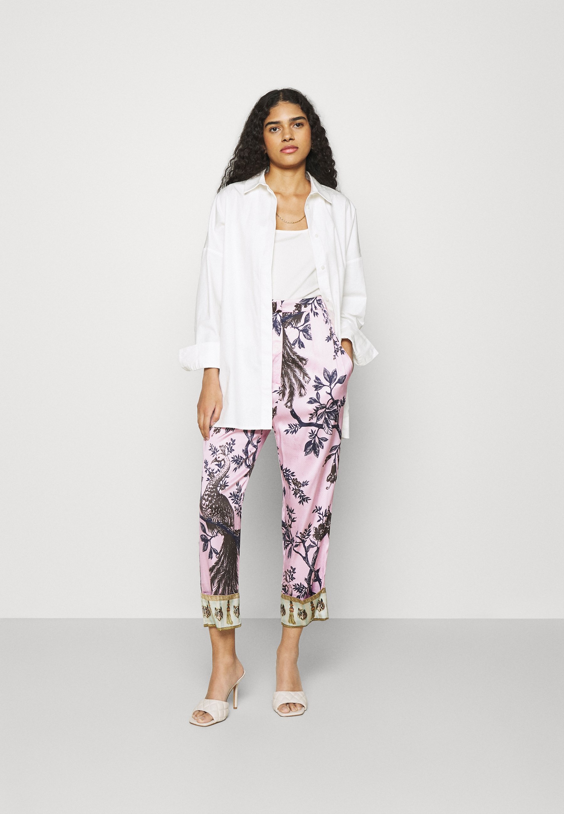 Replay PANTS - Trousers - pink/coffee 