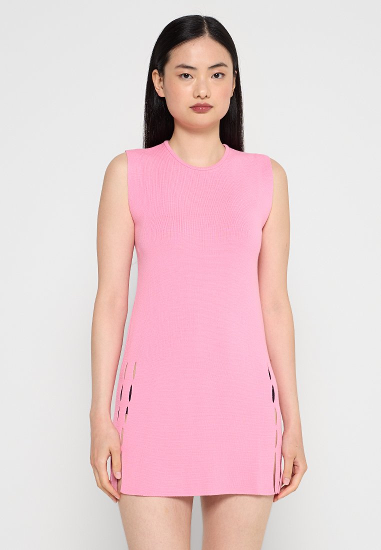 United Colors of Benetton Gebreide jurk donkerroze United Colors of Benetton Gebreide jurk donkerroze