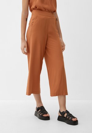 QS Pantalon classique - brown