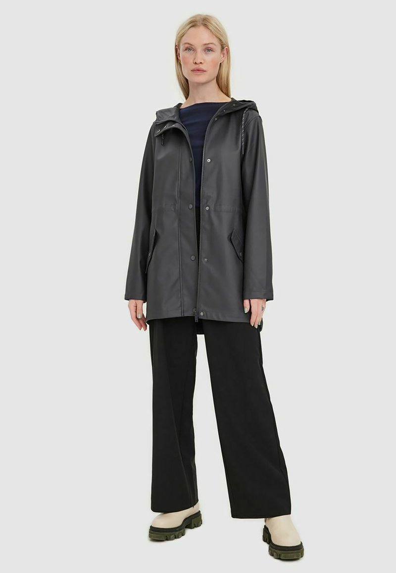 Vero Moda VMMALOU Rain Coat In Peat Vero Moda VMMALOU Rain Coat In Peat