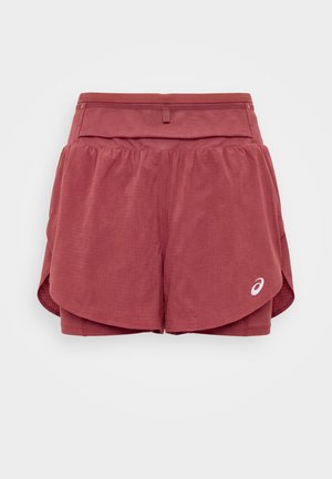 ASICS, FUJITRAIL ELITE - Σορτς 2 σε 1 - brisket red