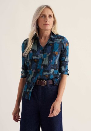 Seasalt Cornwall, SEASALT CORNWALL LARISSA SHIRT - Chemisier - navy - paint texture maritime