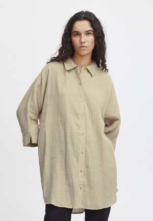 ICHI Vestido camisero - doeskin