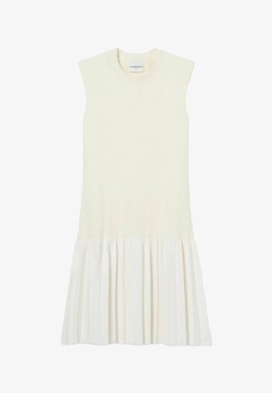 Claudie Pierlot, KNITTED DRESS - Vestido de tubo - ecru