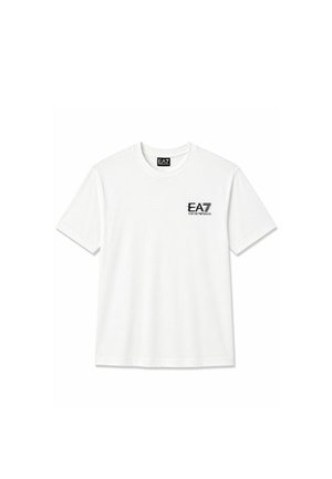 EA7 Emporio Armani, - T-shirt z nadrukiem
