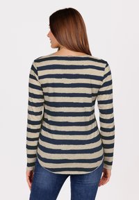 Key Largo LONGSLEEVE WLS HAPPINESS ROUND - Longsleeve - navy