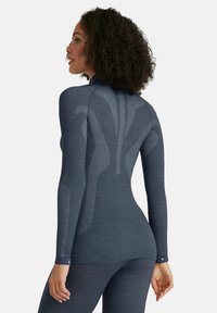 FALKE WOOL-TECH HIGH ZIP NECK COLD TO VERY COLD TEMPERATURES - Undershirt - capitain
