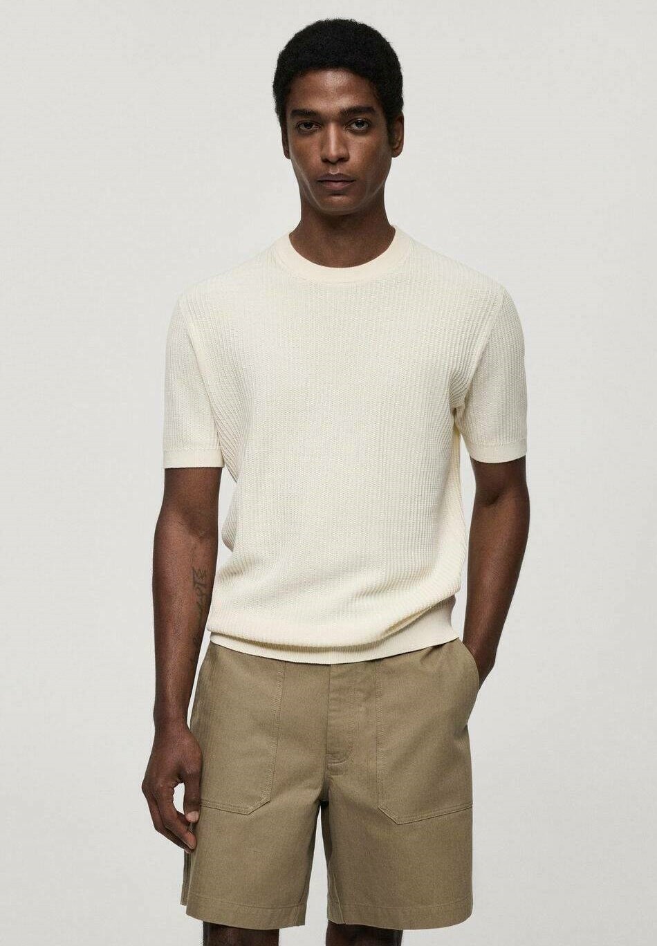 Mango FLUID - T-Shirt basic - cremeweiß/offwhite - Zalando.de