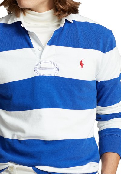 Polo Ralph Lauren THE ICONIC RUGBY SHIRT - Bluză polo - cruise royal/oxford white