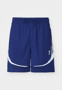 Selected, dark blue/white