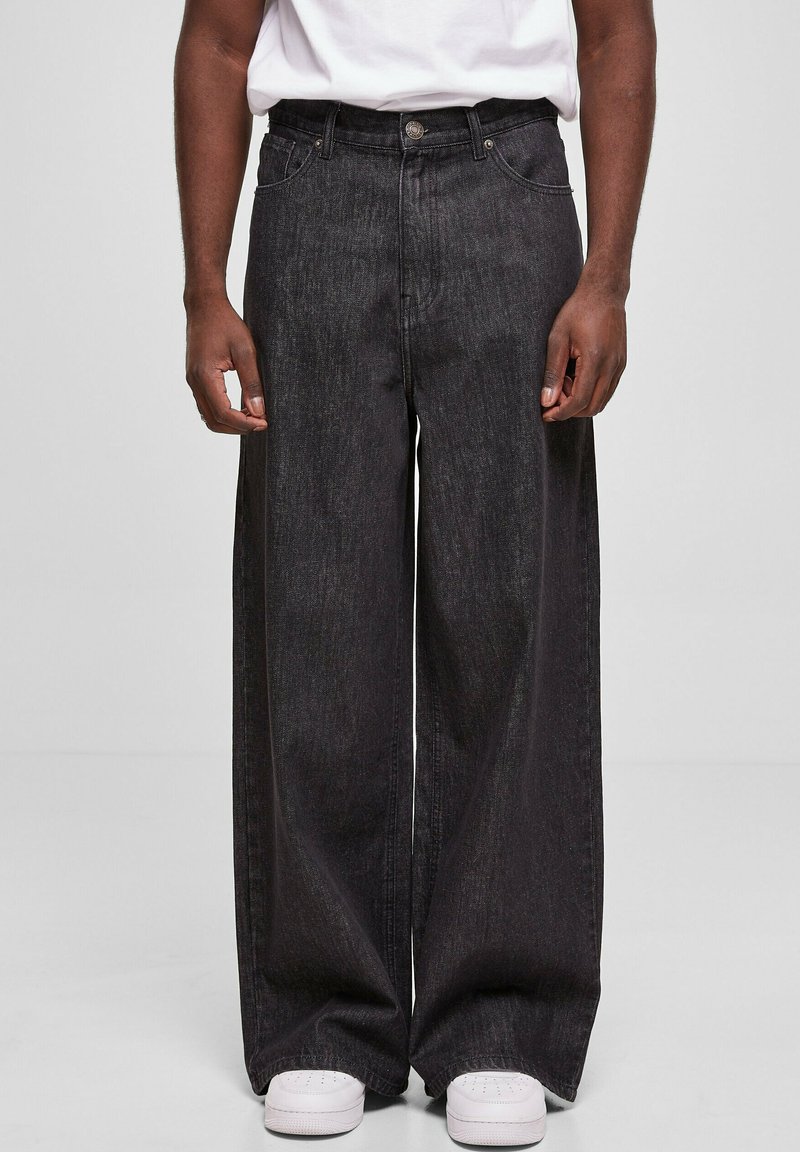 Urban Classics LOOSE - Laisvo kirpimo džinsai - realblack washed