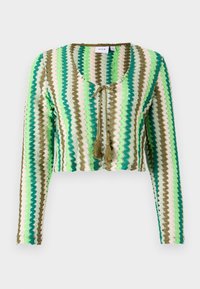 VIKIMERA O NECK CARDIGAN - Kofta - birch/summer green/cadmium green/slit green/capulet olive