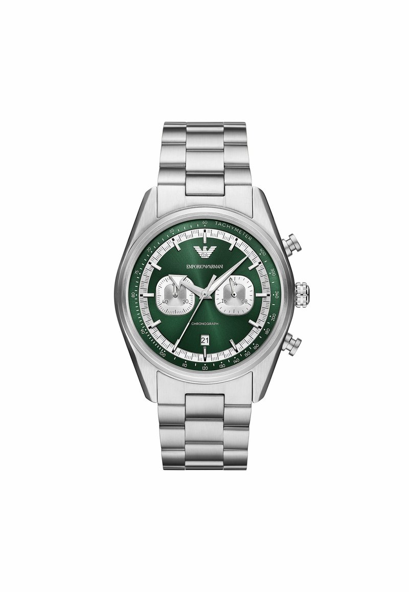 Emporio Armani - TRADIITIONAL RACER - Montre à aiguilles - silver-coloured, Agrandir