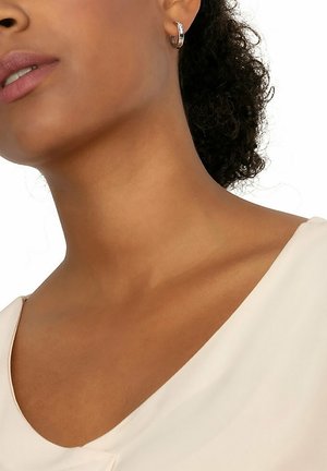 FAVS ZIRKONIA - Ohrringe - silberfarben