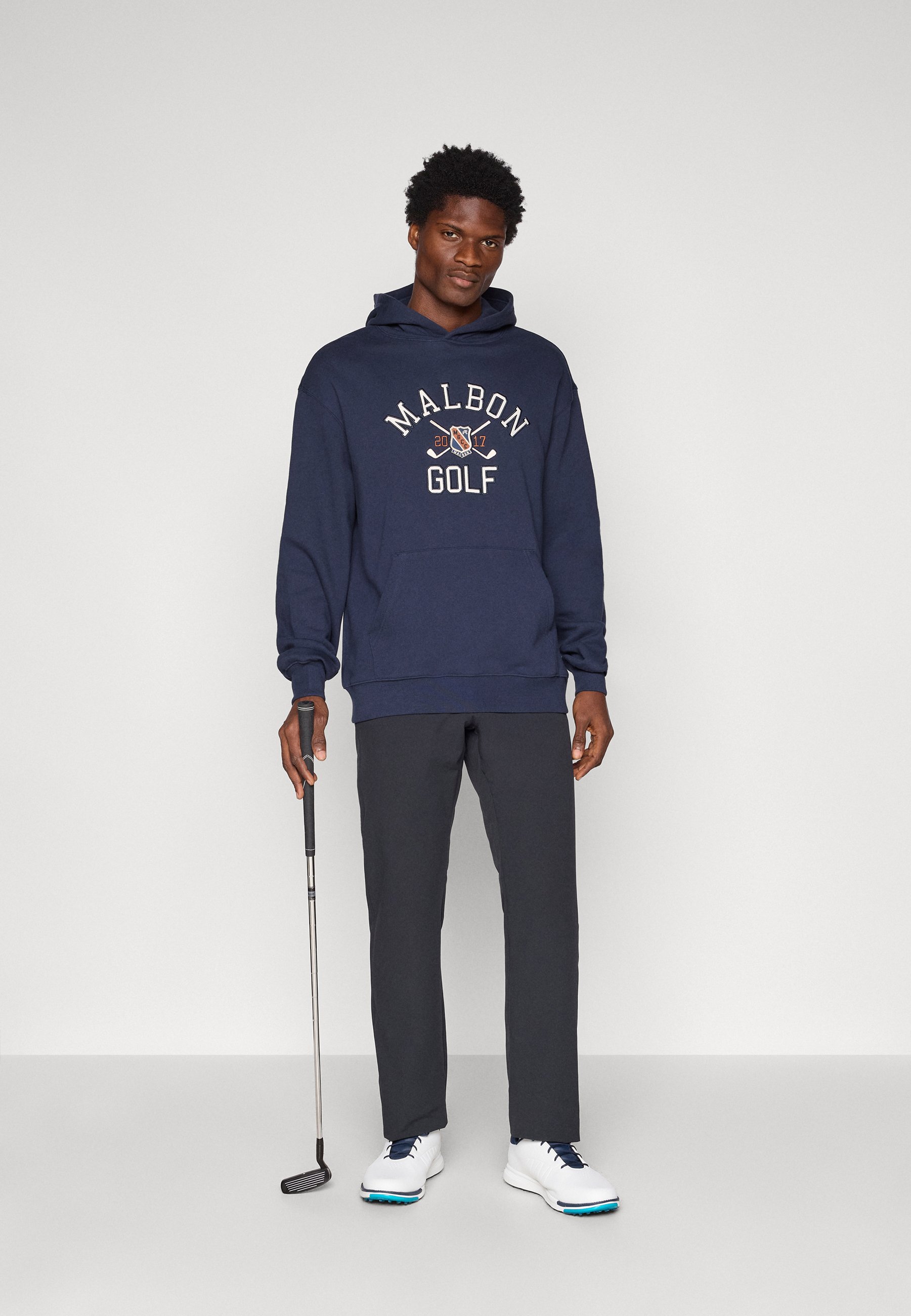 トップス MALBON GOLF Eagle Hoodie NAVY L FESQUE CREST HOODIE – Malbon
