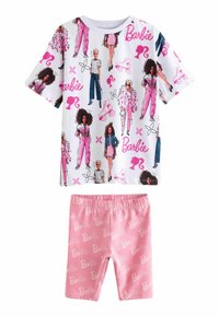 Next BARBIE REGULAR FIT - Nattplagg set - white pink