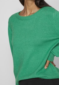VILA Stickad tröja - green