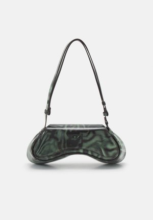 Diesel PLAY CROSSBODY - Handtasche - black/green