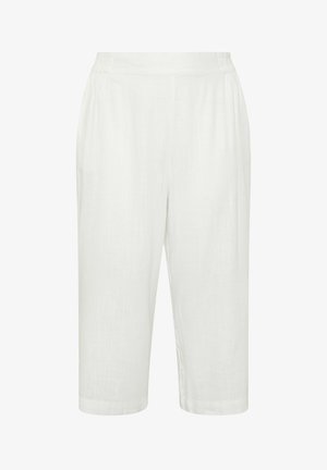 Yours Clothing, WIDE LEG - Pantalon classique - white