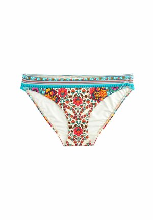 HIGH LEG STANDARD - Bikiniunderdel - ecru pink paisley print