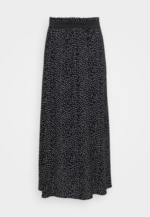 ONLVENEDIG LIFE LONG SKIRT - Maxinederdele - black/cloud dancer