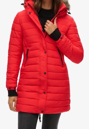Wintermantel - red