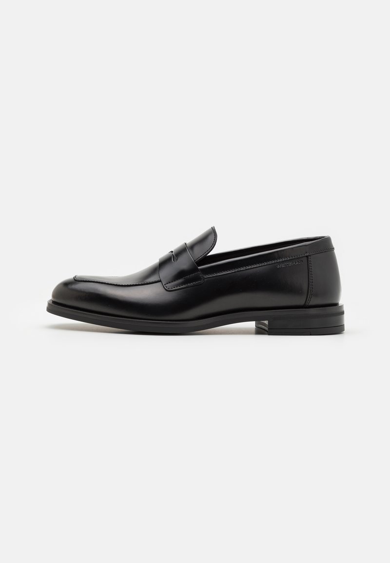 Stuart Weitzman CLUB CLASSIC PENNY LOAFER - Business-Slipper - black