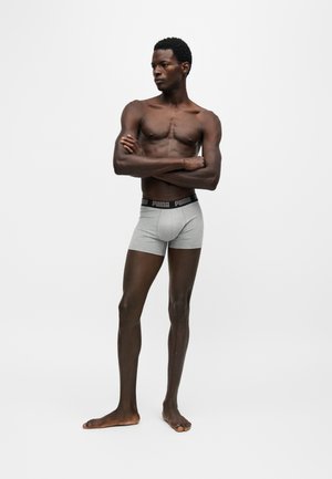 Puma, MEN EVERYDAY BASIC 2 PACK - Boxers - grey melange/black