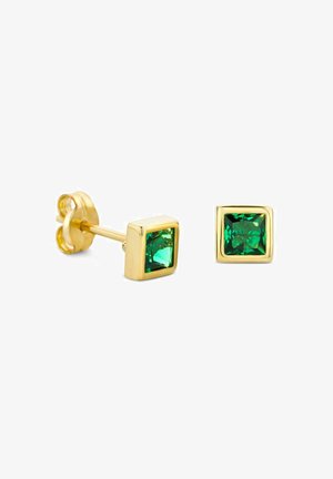 DIAMANT L'ÉTERNEL, 9 KARAT 375 CREATED EMERALD - Kolczyki