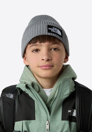 LOGO BOX CUFFED UNISEX - Lue - medium grey heather