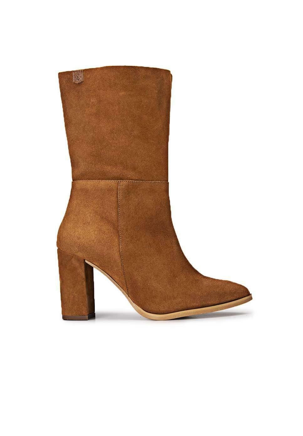 POPA LOLA SERRAJE - Botas de tacón - marrón - Zalando.es
