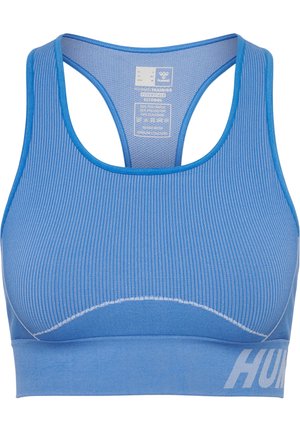 Hummel, CHRISTEL SEAMLESS  - Sport-BH mit mittlerer Stützkraft - riviera blue bell melange