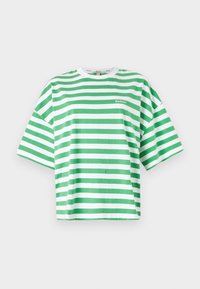 ABBY - T-shirt imprimé - white/kelly green