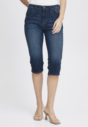 CAPRI - Shorts di jeans - dark blue denim