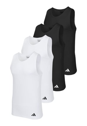 TANK 4ER PACK ACTIVE FLEX ERGONOMIC - Unterhemd/-shirt - schwarz weiß