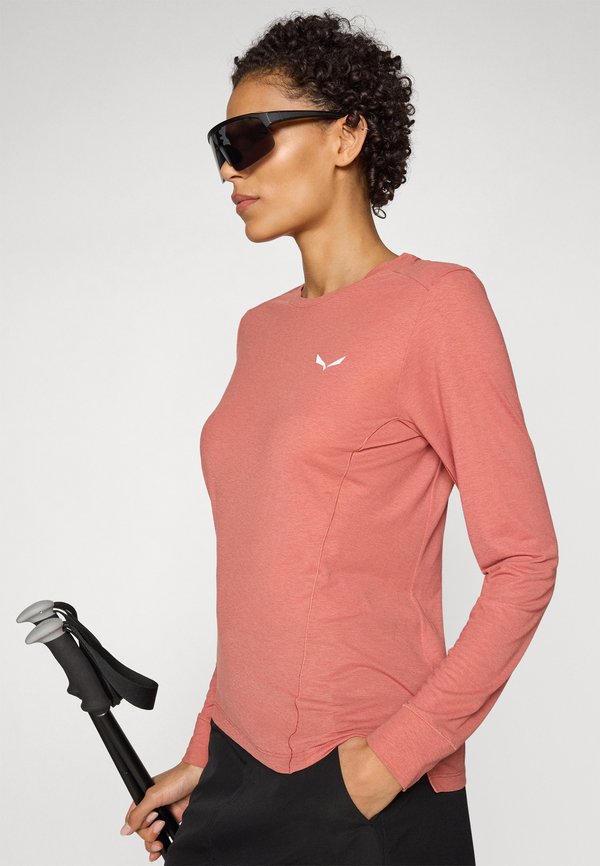 PUEZ DRY TEE - Long sleeved top - apricot4