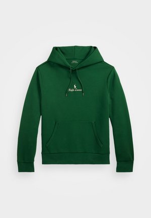 Polo Ralph Lauren LOGO DOUBLE-KNIT HOODIE - Sweatshirt - vintage pine