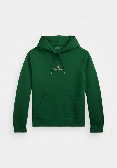 Polo Ralph Lauren LOGO DOUBLE-KNIT HOODIE - Športni pulover - vintage pine