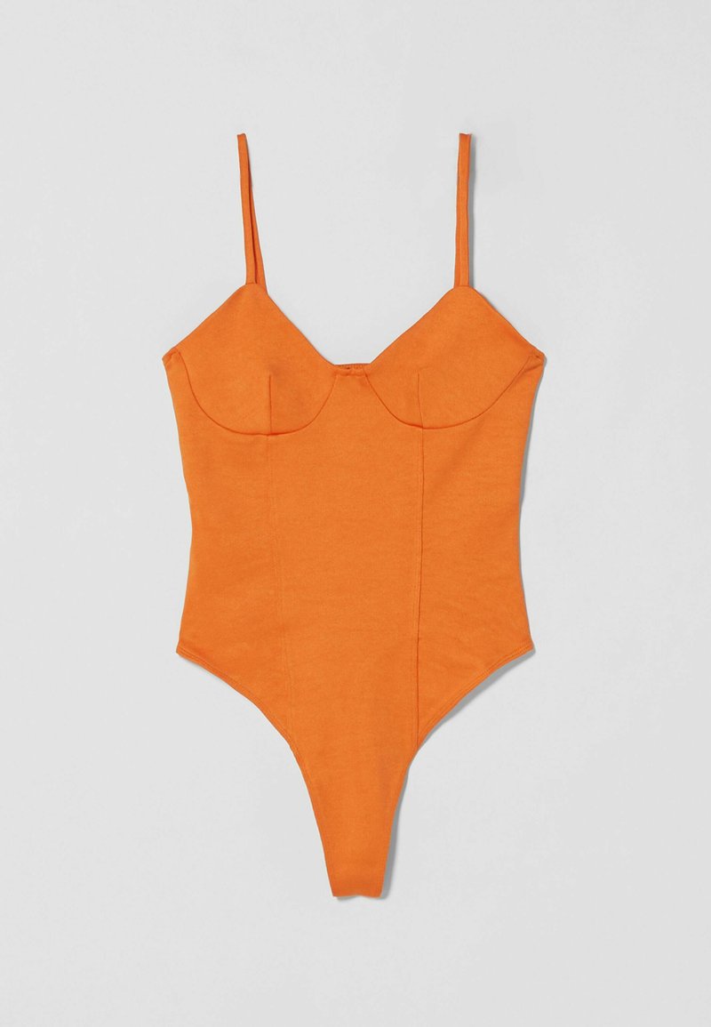 Damen T-Shirts | Bershka TANK Top orange - NH39361 Damen T-Shirts | Bershka TANK Top orange - NH39361