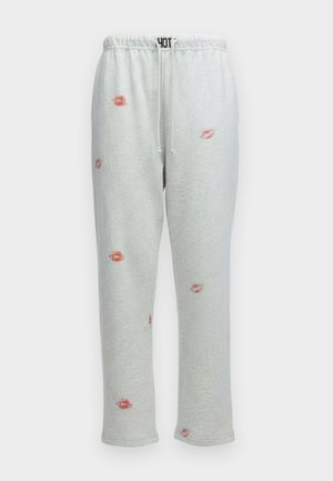 KISS WORKOUT UNISEX - Παντελόνι φόρμας - light grey