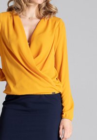 Figl LONG SLEEVE - Blouse - yellow