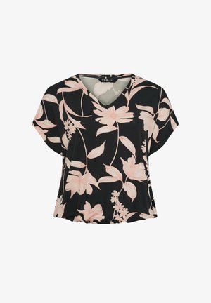 Yours Clothing, PLUS SIZE CASUAL TOPS. - T-shirt con stampa - black