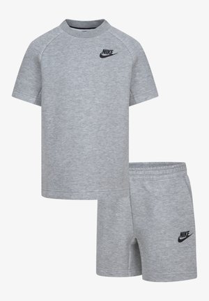 TECH TEE UNISEX SET - Nyomott mintás póló - dark grey heather