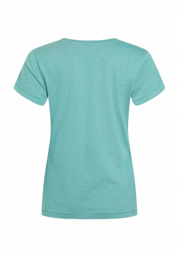 BOTANIC V-NECK FRONT - Print T-shirt - viridis2