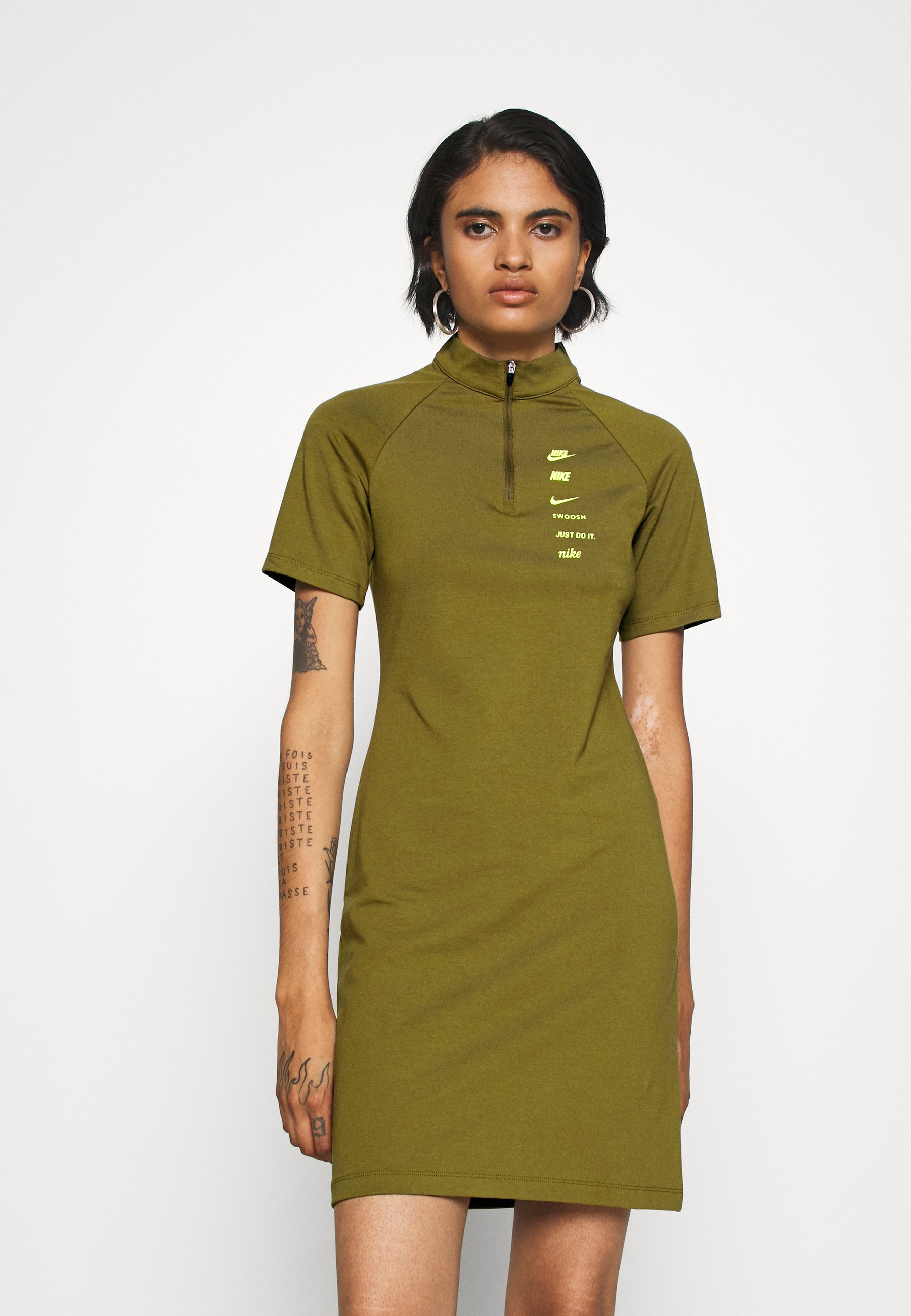 nike bodycon jersey dress
